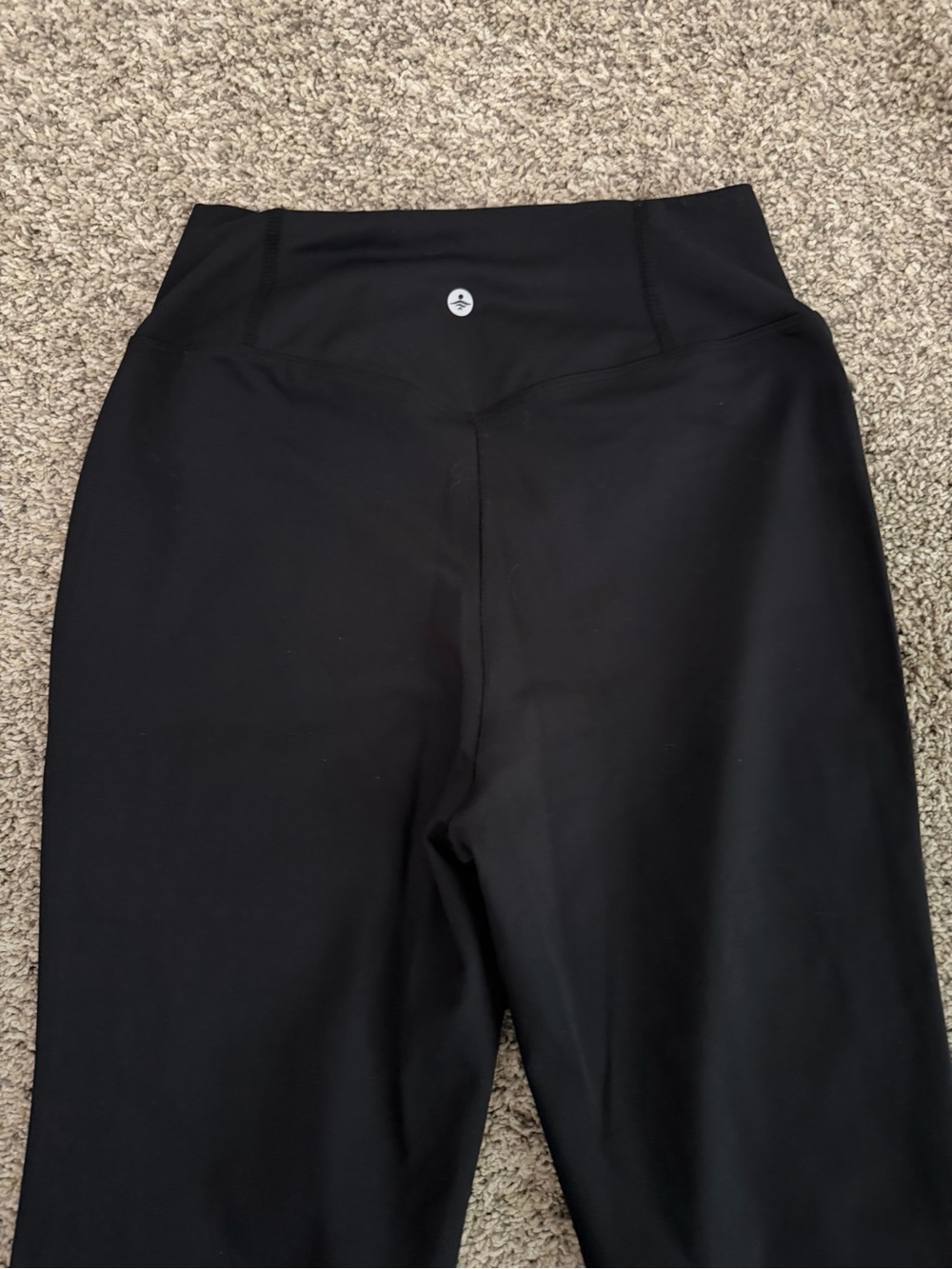 Halara Black Flared Yoga Pants - Picture 4 of 4